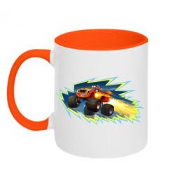 Кружка двухцветная 320ml Вспыш 2