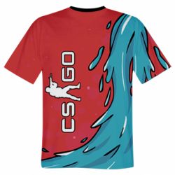 Мужская 3D футболка Water Elemental