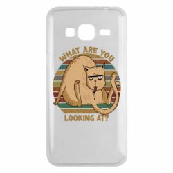Чехол из раздела iBruster What are you looking at? для Samsung J3 2016 - FATLINE Чехол из раздела iBruster What are you looking at? для Samsung J3 2016