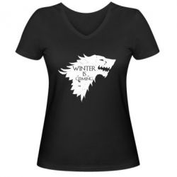 Жіночі футболки з V-подібним вирізом - FATLINE