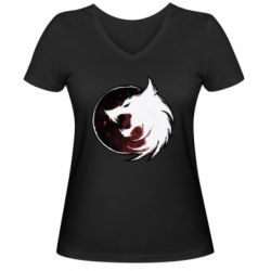 Жіночі футболки з V-подібним вирізом