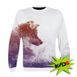 Детский 3D свитшот Wolf art