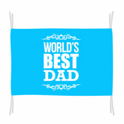 Флаг World's Best Dad - FATLINE Флаг World's Best Dad