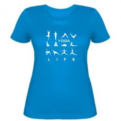 Женская футболка Йога life 2 - FATLINE Женская футболка Йога life 2