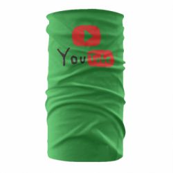 Бандана-труба Ютуб лого - FATLINE Бандана-труба Ютуб лого