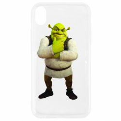 Чехол из раздела Мультфильмы Задумчивый Шрек для Apple iPhone XR