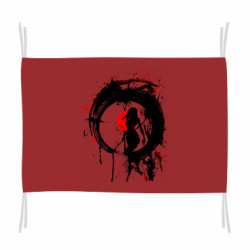 Флаг Zen girl art