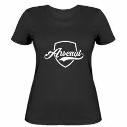 Женская футболка Arsenal shield logo - FATLINE Женская футболка Arsenal shield logo