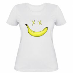 Женская футболка Banana smile - FATLINE Женская футболка Banana smile