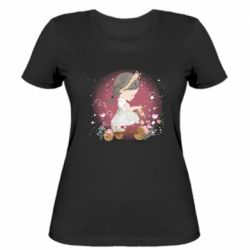 Женская футболка Cute Scooter Girl - FATLINE Женская футболка Cute Scooter Girl