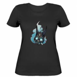 Женская футболка Genshin Impact Xiao's mask - FATLINE Женская футболка Genshin Impact Xiao's mask