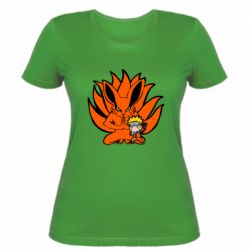 Жіноча футболка Kurama And Naruto - FATLINE Жіноча футболка Kurama And Naruto