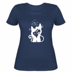 Женская футболка Объятия