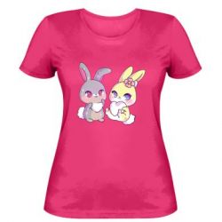 Жіноча футболка Rabbits In Love - FATLINE Жіноча футболка Rabbits In Love