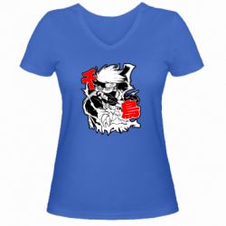 Жіночі футболки з V-подібним вирізом