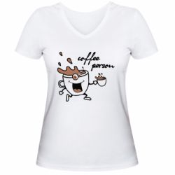 Женские футболки с V-образным вырезом - FATLINE