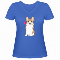 Женские футболки с V-образным вырезом - FATLINE