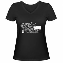 Женские футболки с V-образным вырезом - FATLINE