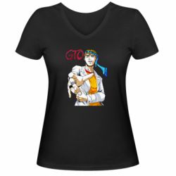 Жіночі футболки з V-подібним вирізом - FATLINE