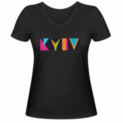 Жіночі футболки з V-подібним вирізом - FATLINE