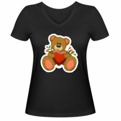 Жіночі футболки з V-подібним вирізом