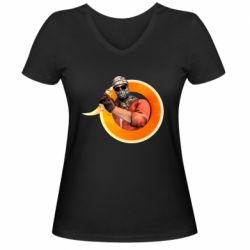 Жіночі футболки з V-подібним вирізом