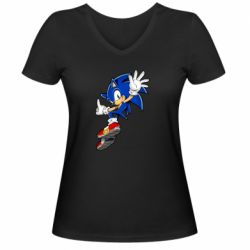 Жіночі футболки з V-подібним вирізом