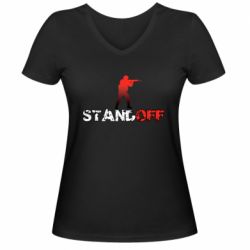 Жіночі футболки з V-подібним вирізом - FATLINE