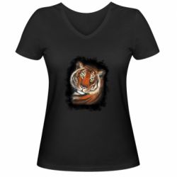 Женские футболки с V-образным вырезом - FATLINE