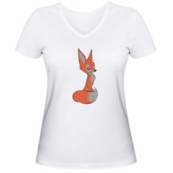 Женские футболки с V-образным вырезом