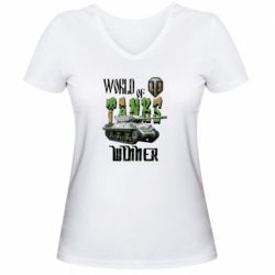 Женские футболки с V-образным вырезом - FATLINE