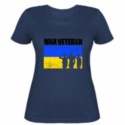Жіноча футболка War veteran