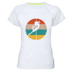 Жіноча спортивна футболка Pole Dance - FATLINE Жіноча спортивна футболка Pole Dance