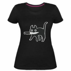 Женские стрейчевые футболки