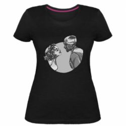 Женские стрейчевые футболки