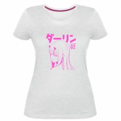 Женская стрейчевая футболка Zero Two Girl - FATLINE Женская стрейчевая футболка Zero Two Girl