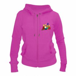 Женские худи на молнии