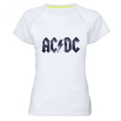 Женская спортивная футболка AC/DC Logo