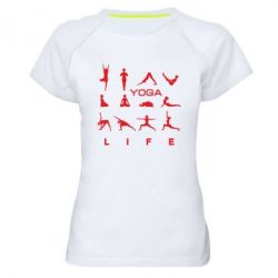 Жіноча спортивна футболка Йога life 2