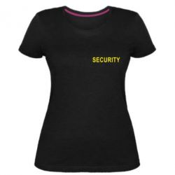 Жіноча стрейчева футболка Security