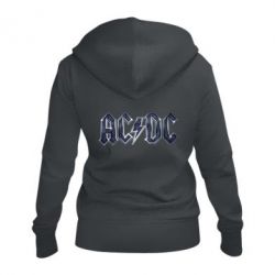 Женская худи на молнии AC/DC Logo