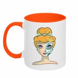 Кружка двухцветная 320ml Золушка арт - FATLINE Кружка двухцветная 320ml Золушка арт