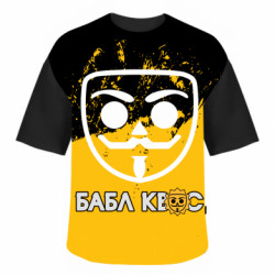 3D футболки оверсайз