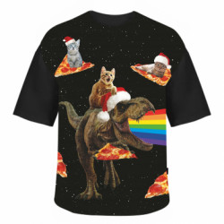 3D футболки оверсайз