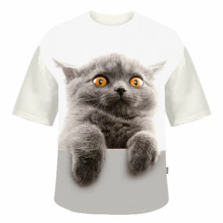 3D футболки оверсайз