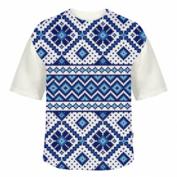 3D футболка оверсайз Pattern Ukraine - FATLINE 3D футболка оверсайз Pattern Ukraine