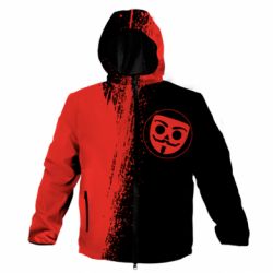3D куртка унисекс Бабл Квас красный арт