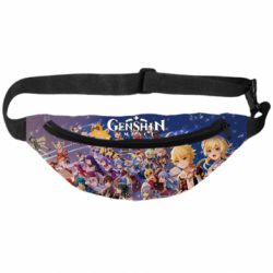 3D сумка-бананка Геншин импакт персонажи - FATLINE 3D сумка-бананка Геншин импакт персонажи