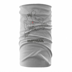 Бандана-труба Карта Маріуполь - FATLINE Бандана-труба Карта Маріуполь