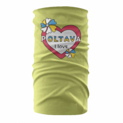 Бандана-труба Я люблю Полтаву - FATLINE Бандана-труба Я люблю Полтаву